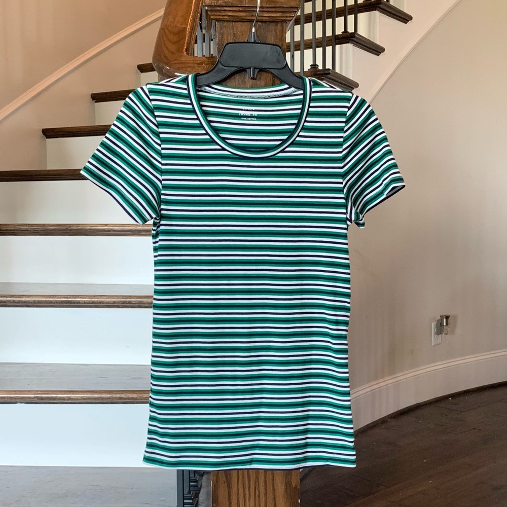 Perfect Fit J Crew Striped Tee